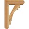 Ekena Millwork Merced Craftsman Rough Sawn Bracket w/ Offset Brace, Western Red Cedar, 6"W x 18"D x 26"H BKT0604X18X26MRC04RWR - alternate 2